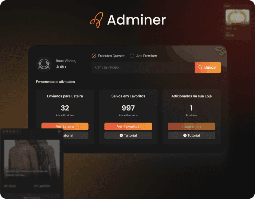 adminer imagem dashboard
