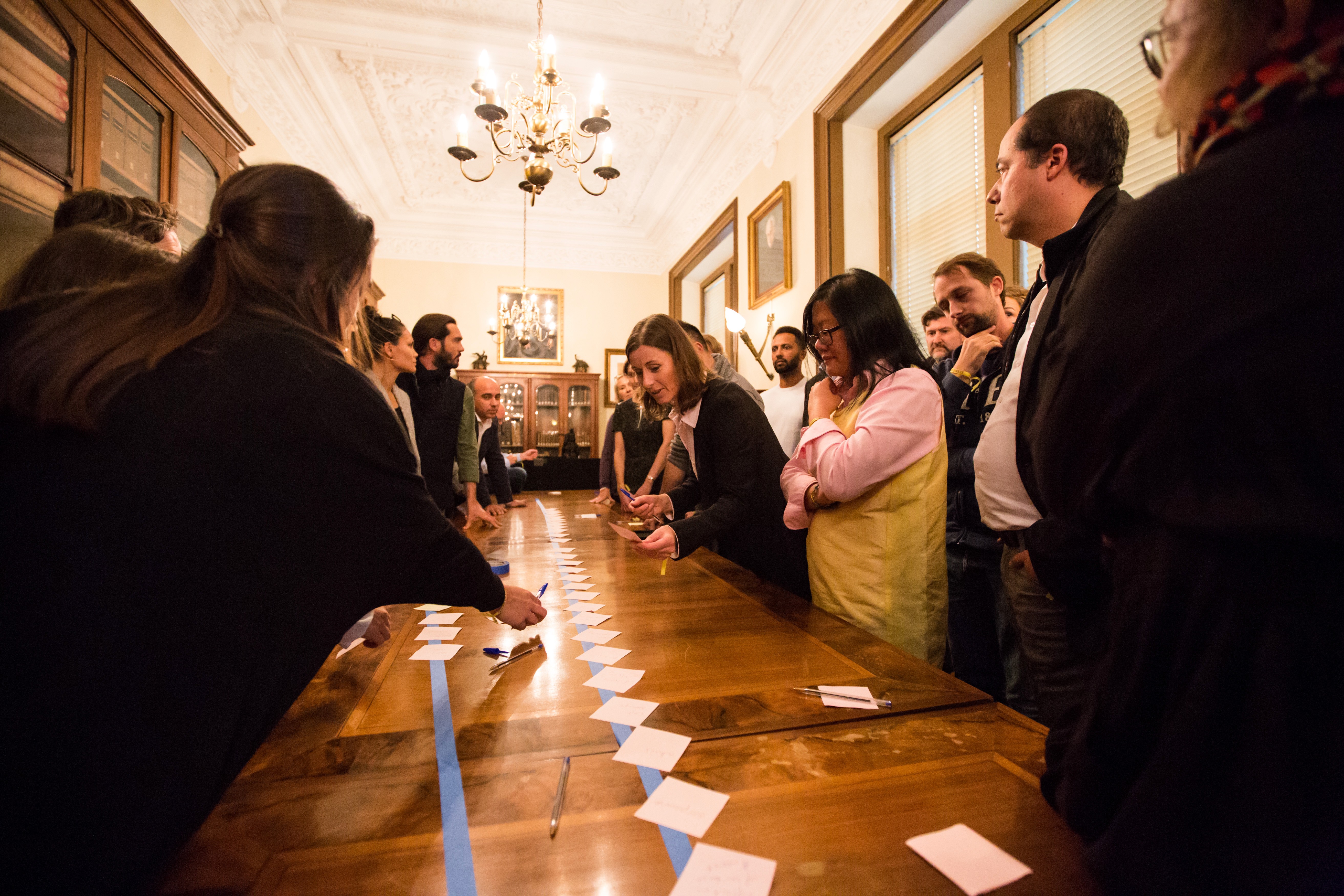 Helen Edwards running a workshop at the House of Beautiful Business