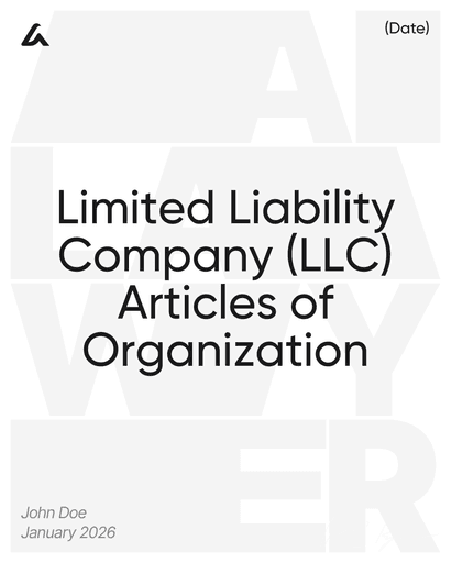 Limited Liability Company (LLC) Articles of Organization