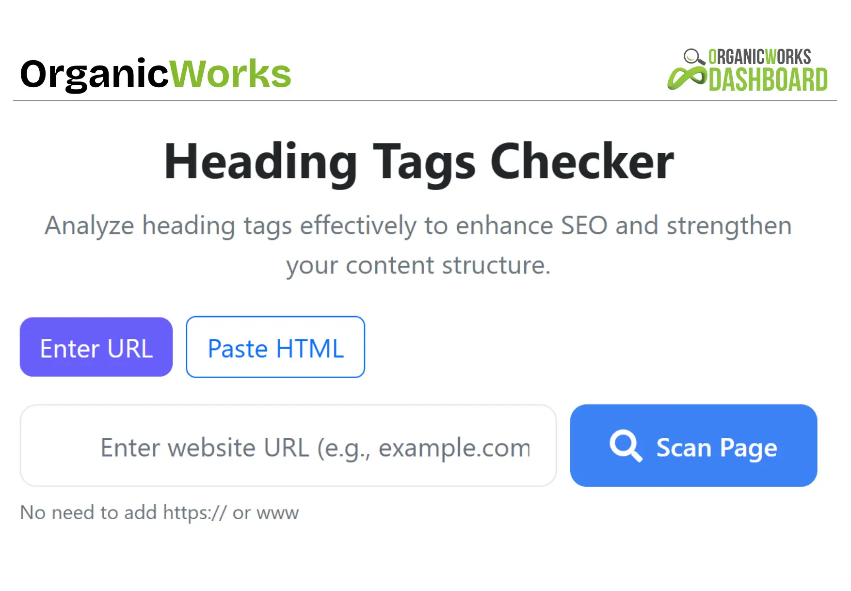 Heading Tag Checker