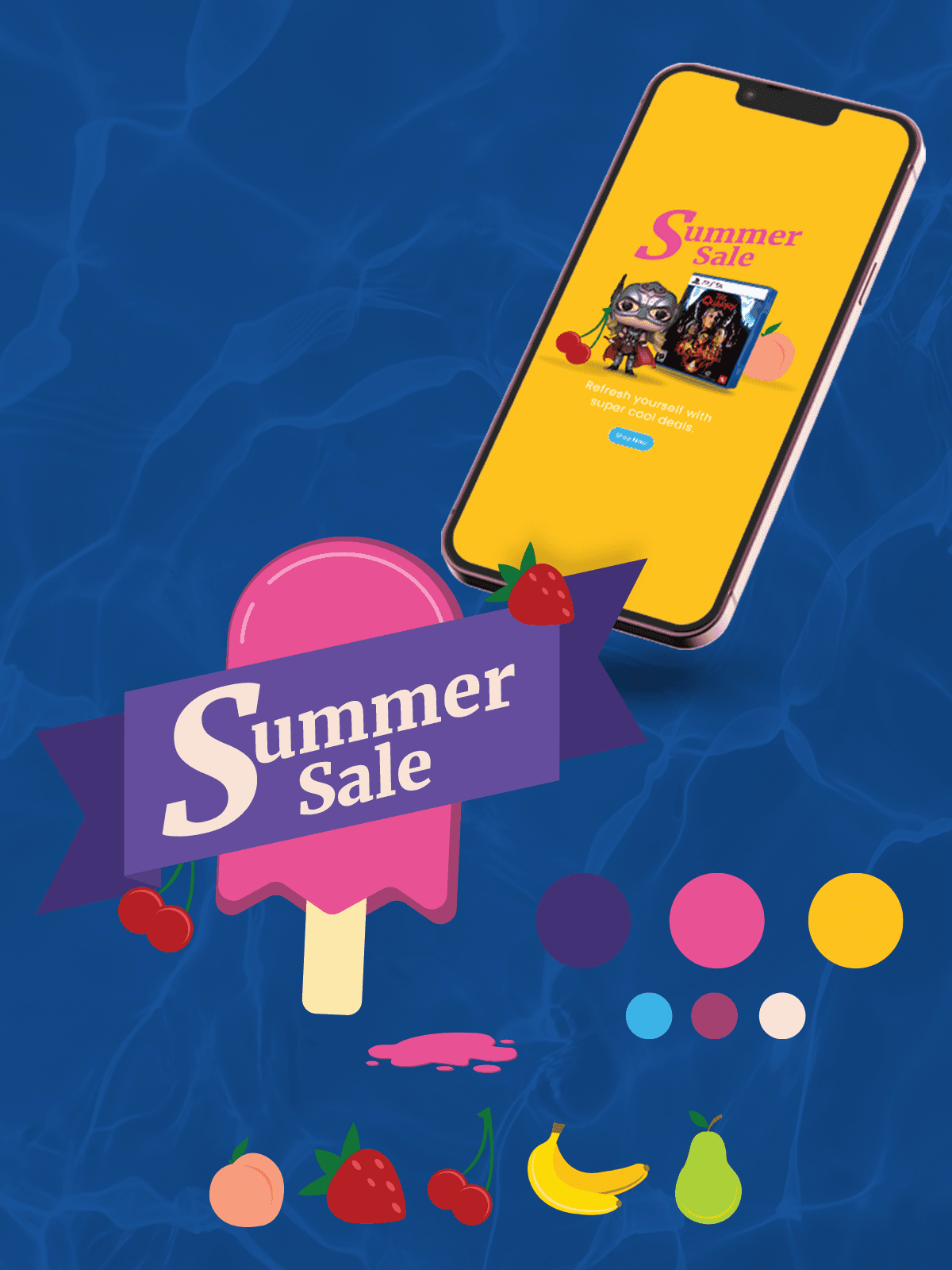 Black and white wave