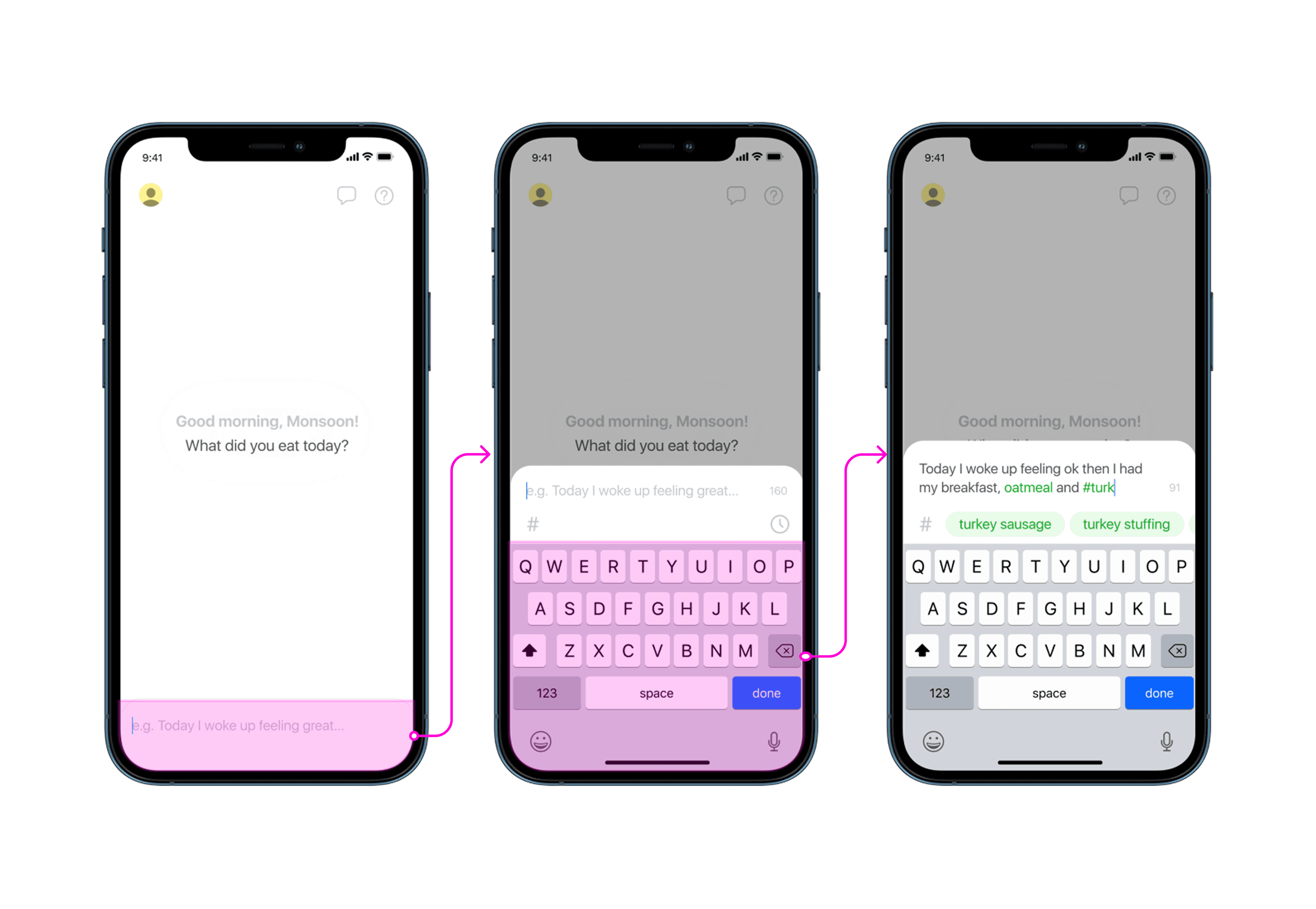 Bright orange drawstring fabric bag tied at the top, printed with a bold black smiley face and the text “Smiley Co” above it against an orange background.