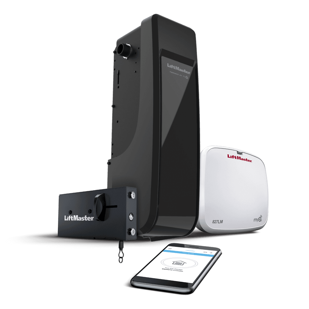 secure garage door opener option