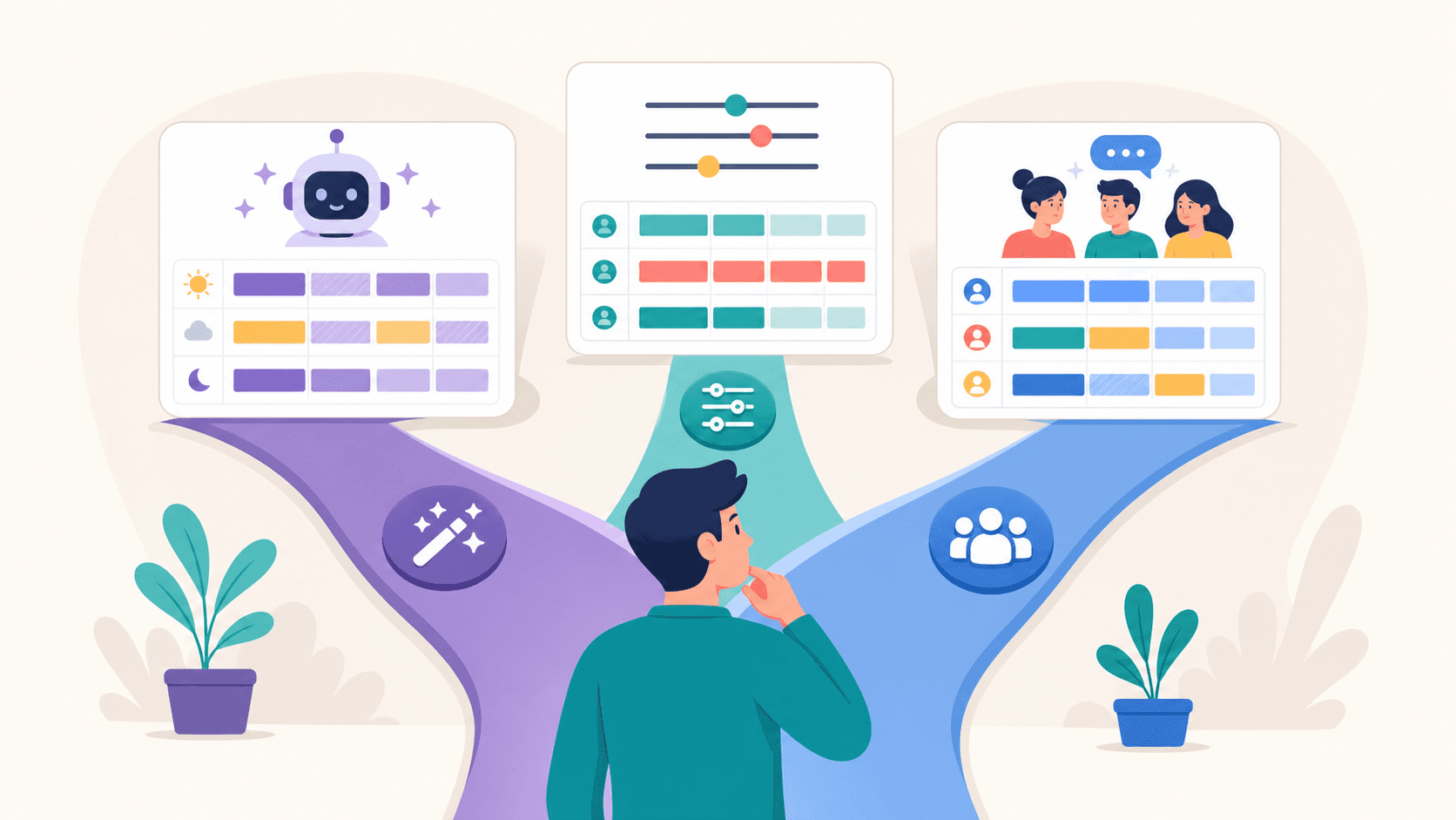 AI Scheduler Apps: How to Choose the Right One editorial illustration
