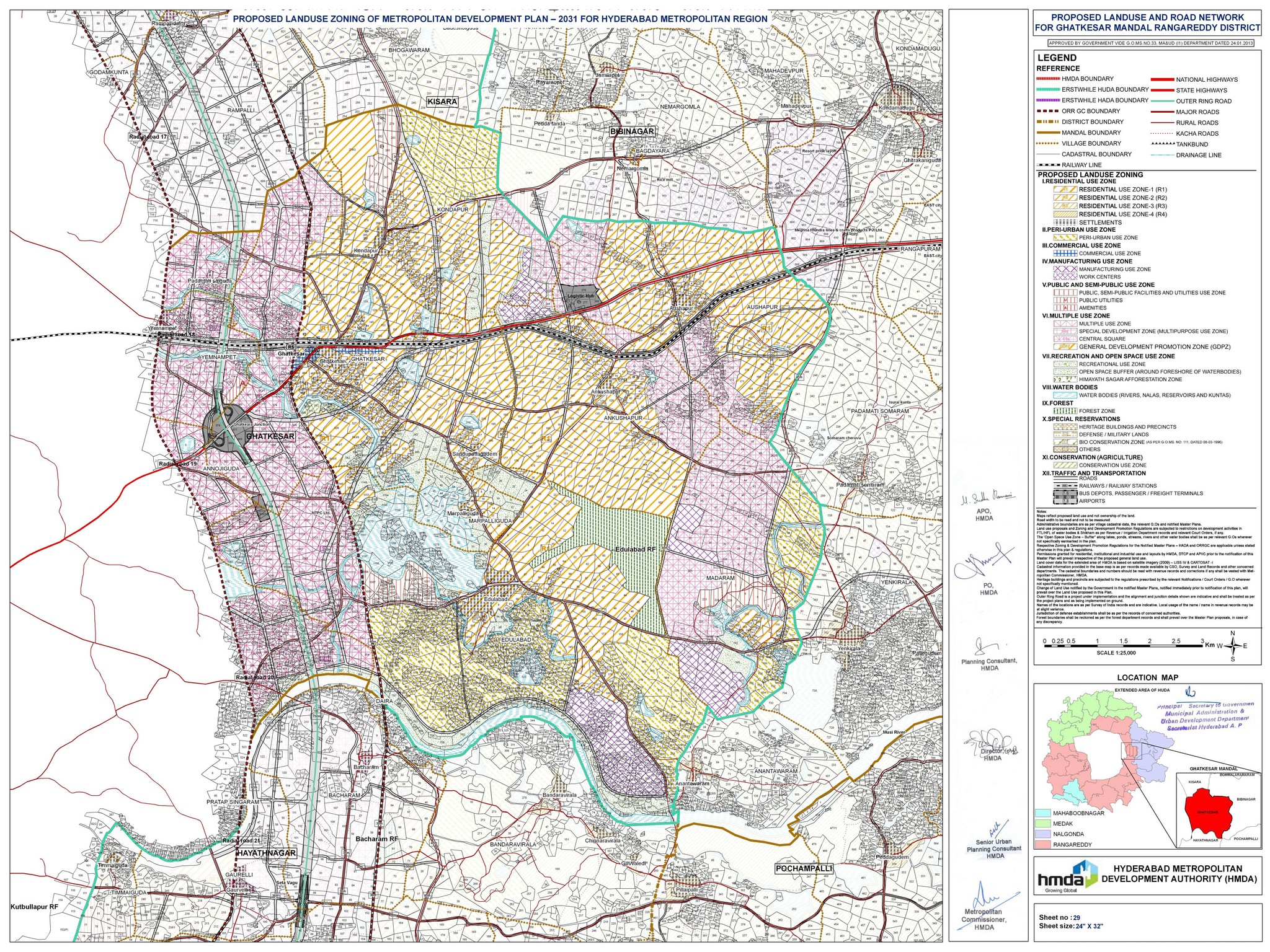 VMRDA 2041 & HMDA 2031 Master Plans | RRR Alignment Map - Charan Group