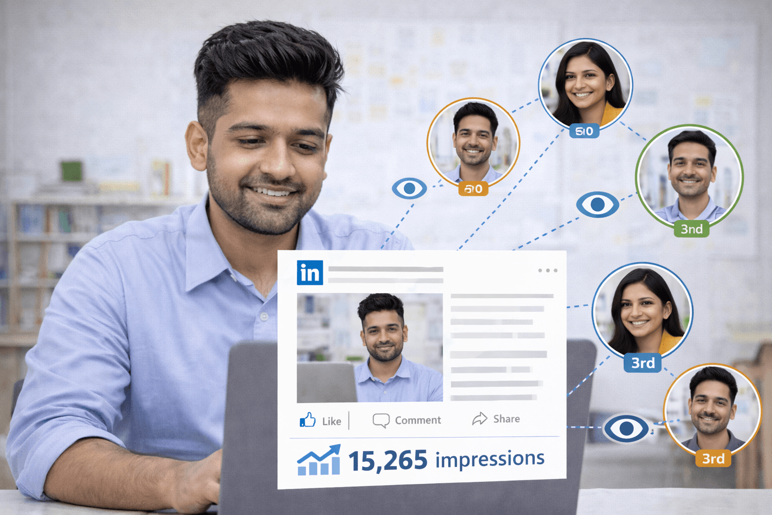what does impressions mean on linkedin