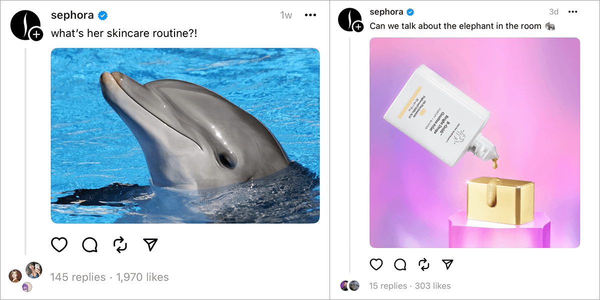 Sephora on Threads