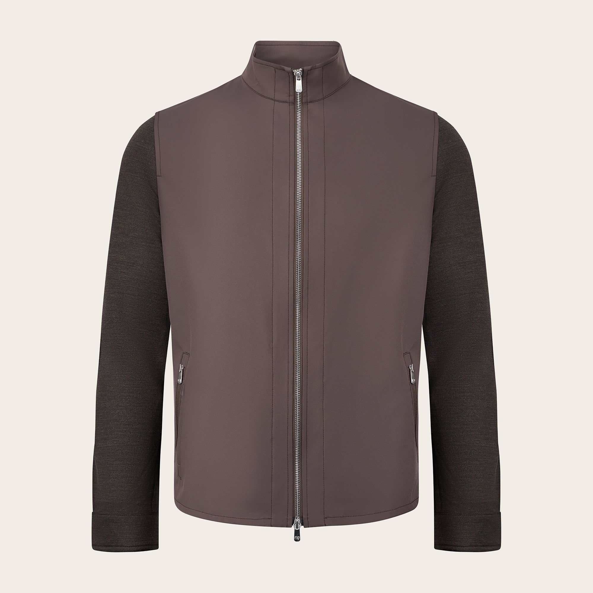 Key Virgin Wool Zip Jacket - Adda River