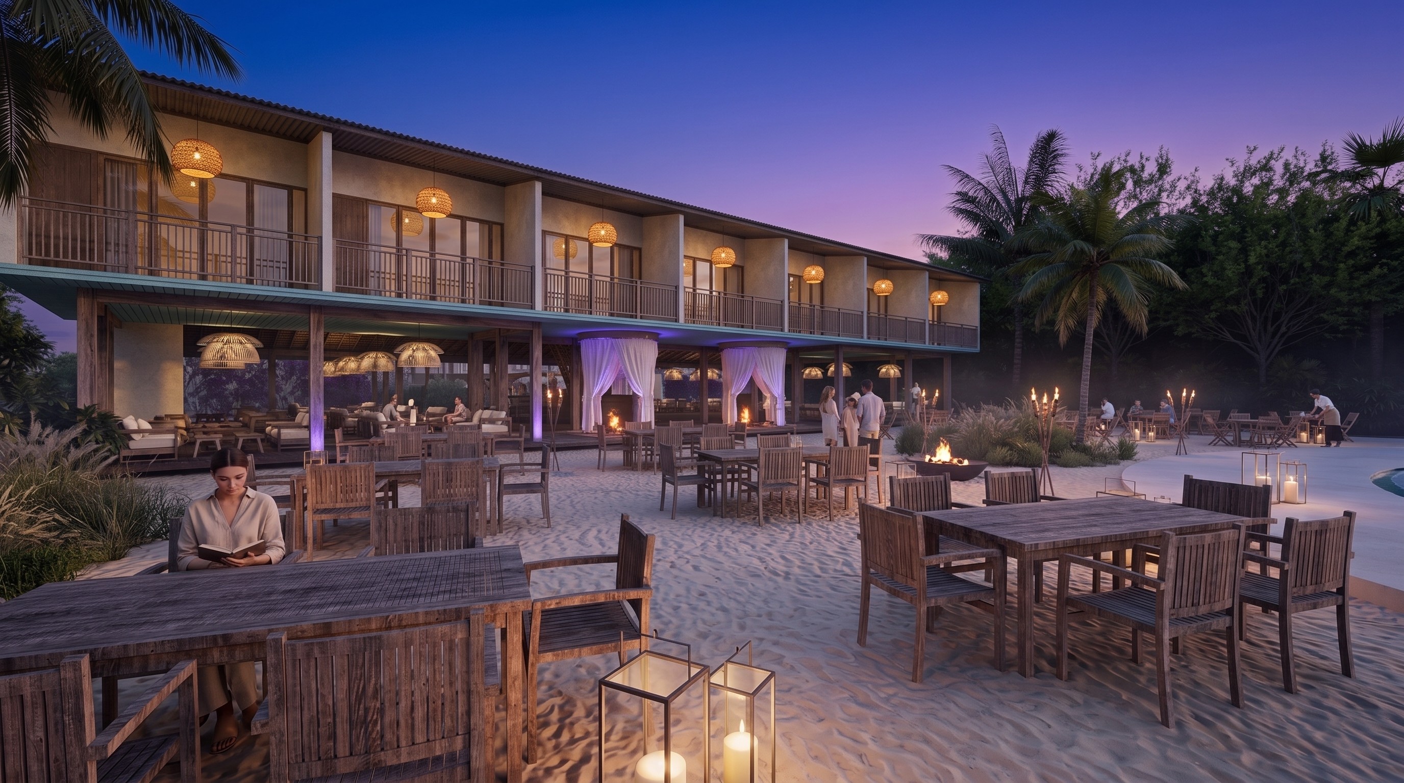 Panimozhi Club House—hospitality design and construction project in Kalkudah, Sri Lanka