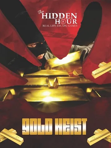 Poster for the mystery escape game Gold Heist