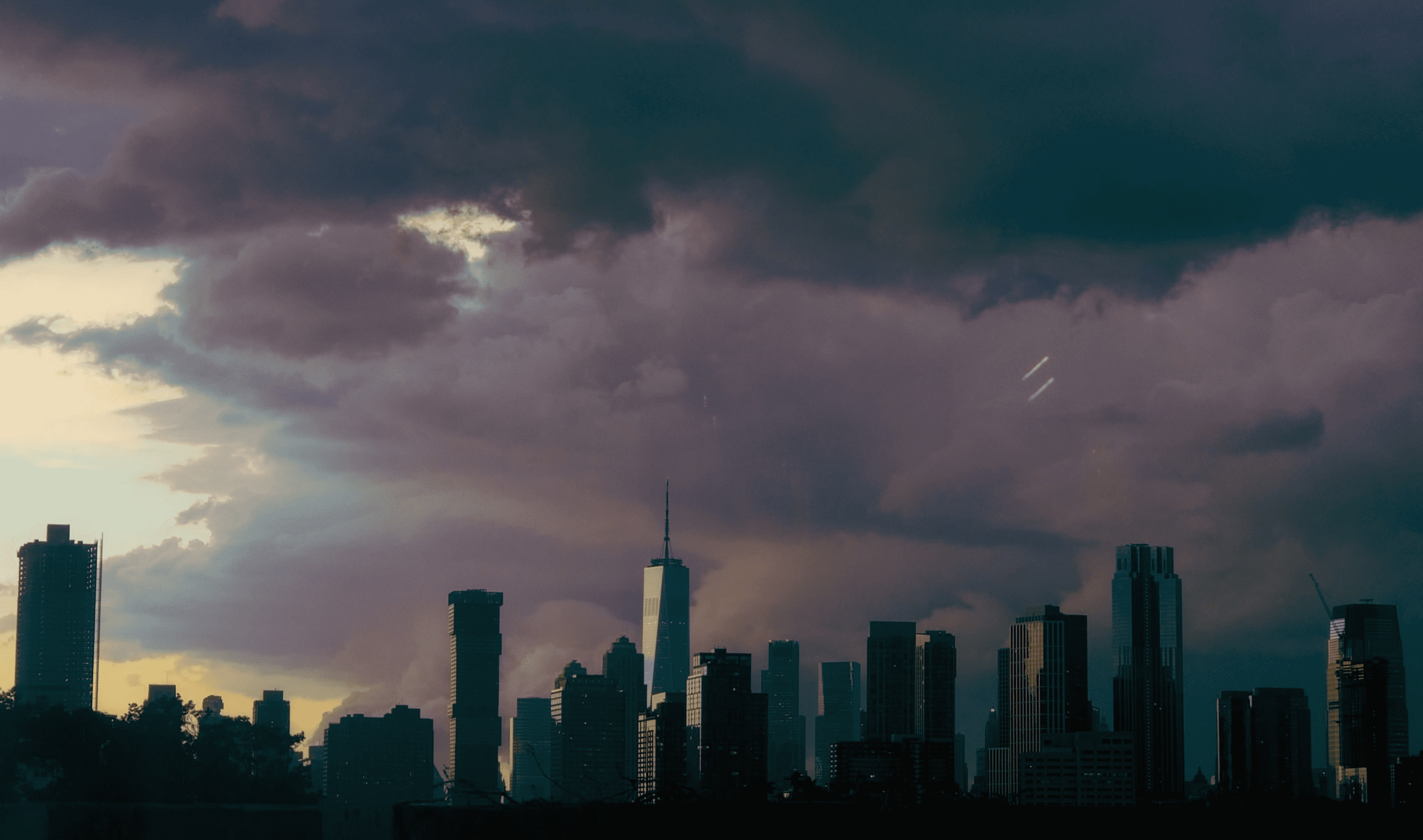 Thunderstorm & NYC Skyline