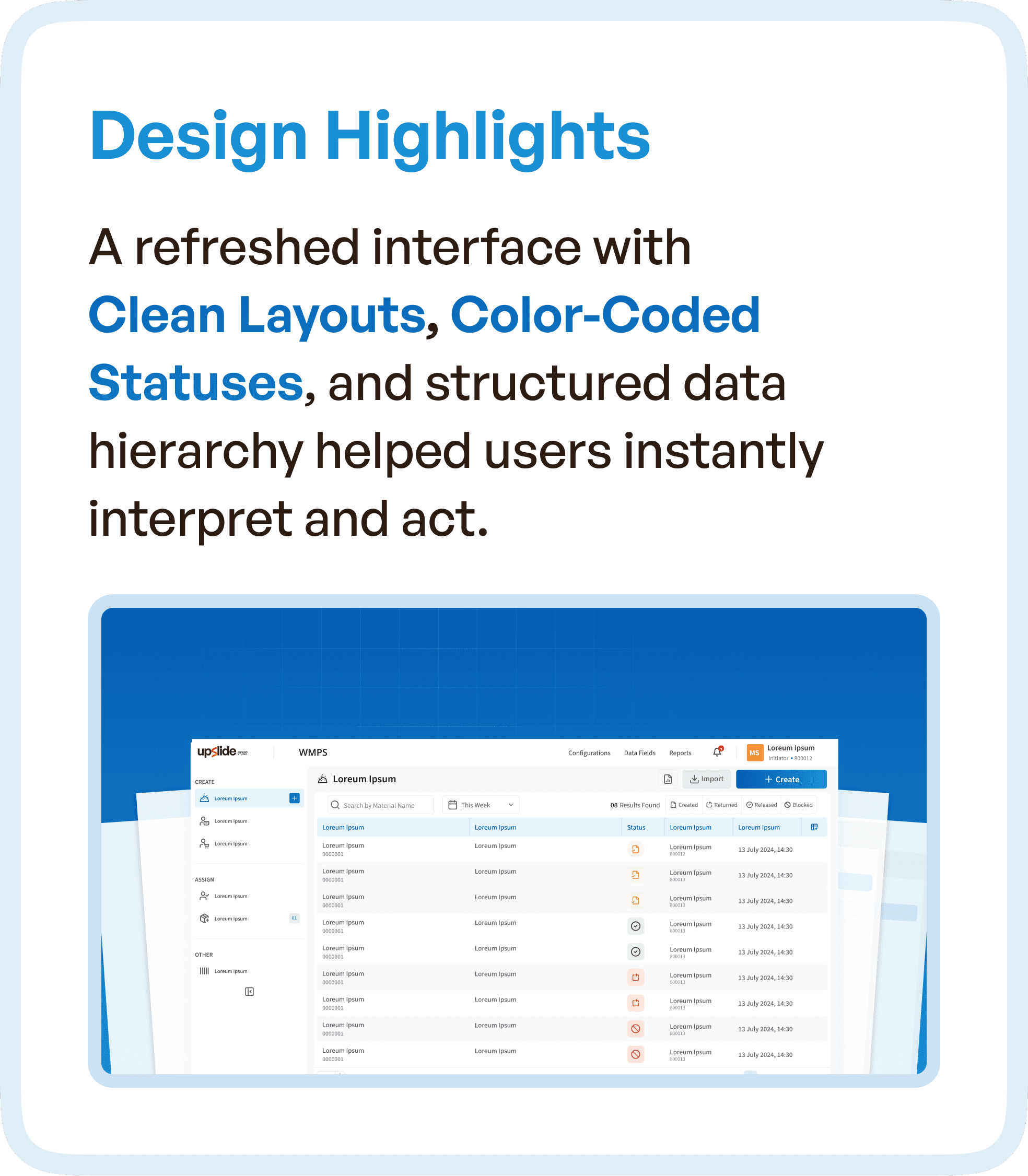 Design Highlights