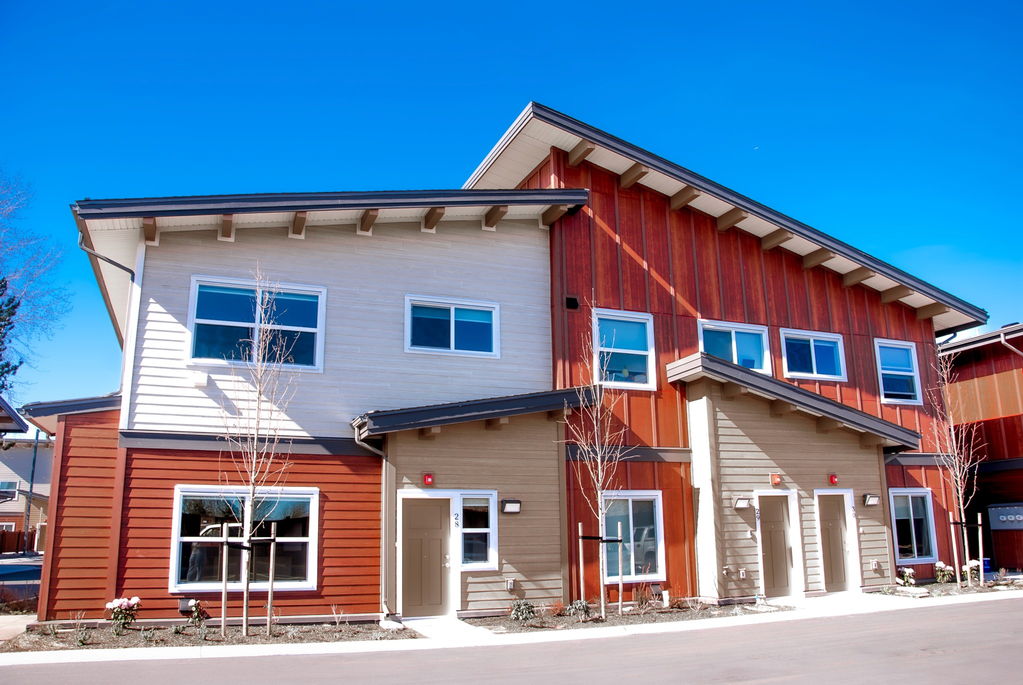 Modern 36‑Unit Townhouse in Tsawwassen First Nation, British Columbia, with HVAC and plumbing systems.