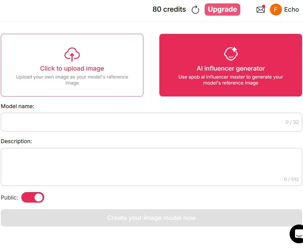 create an AI influencer