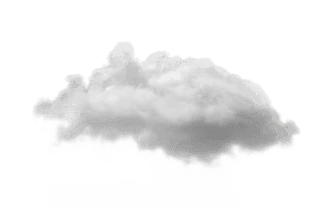 Fluffy white cloud against clear blue sky