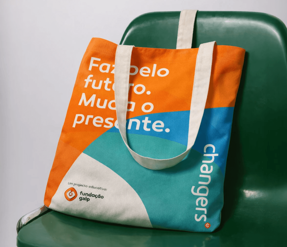 Vertical coffee can mockup with clean monochrome label design