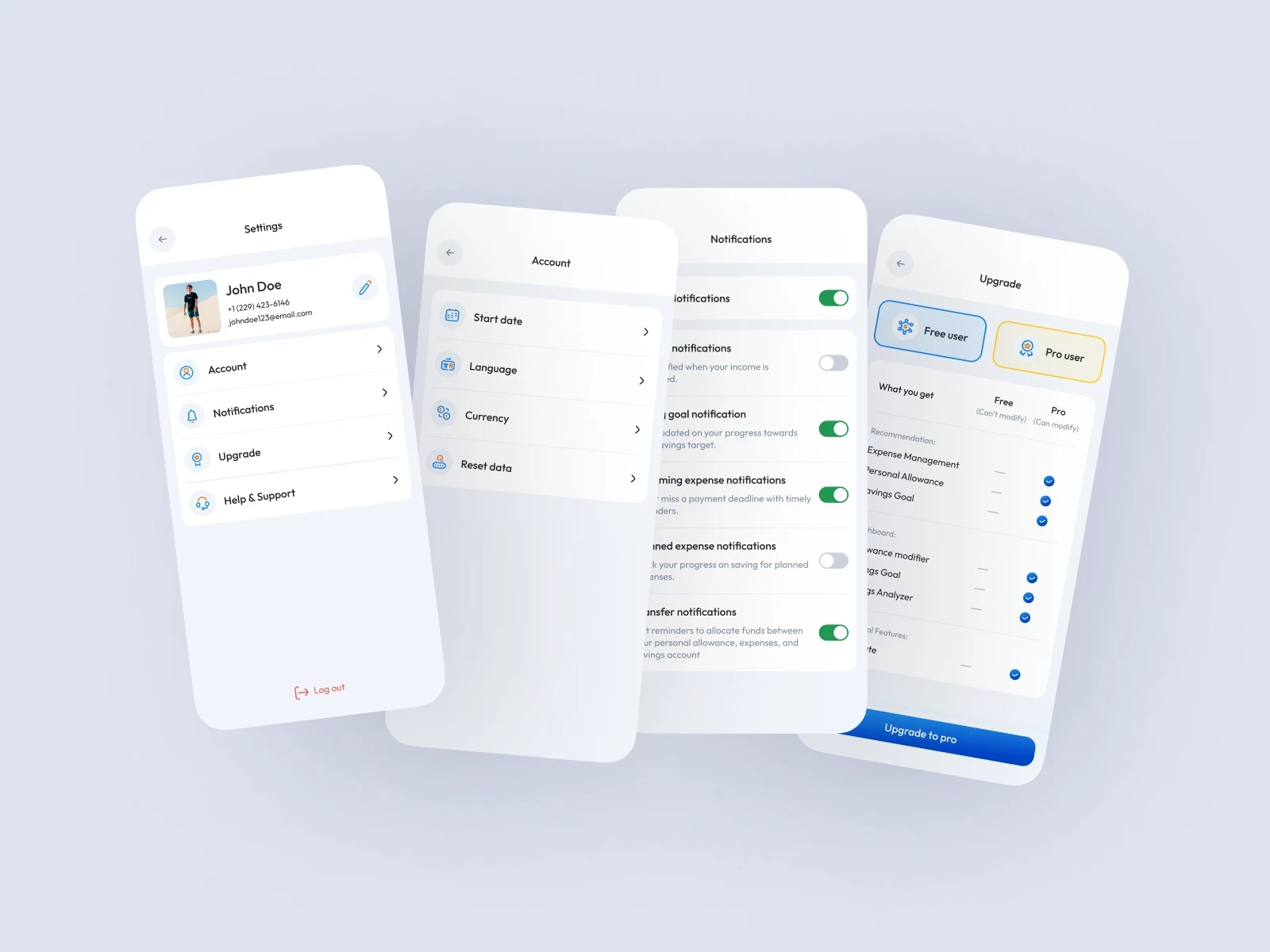Phone mockup with the app details page