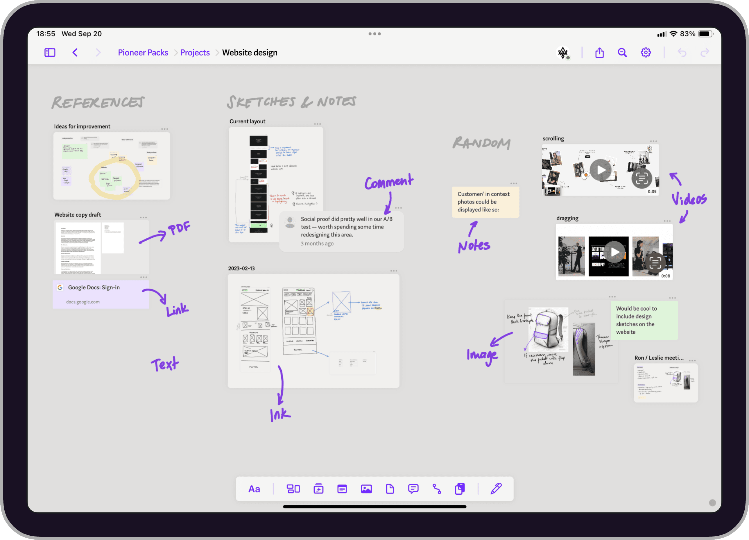 Sample content for in-app onboarding.