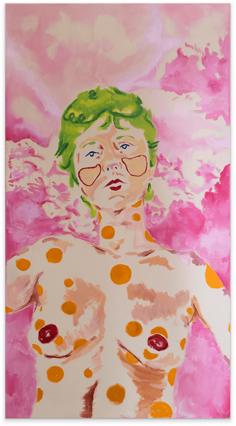 man wearing grey t-shirt standing in front of man sitting on chair