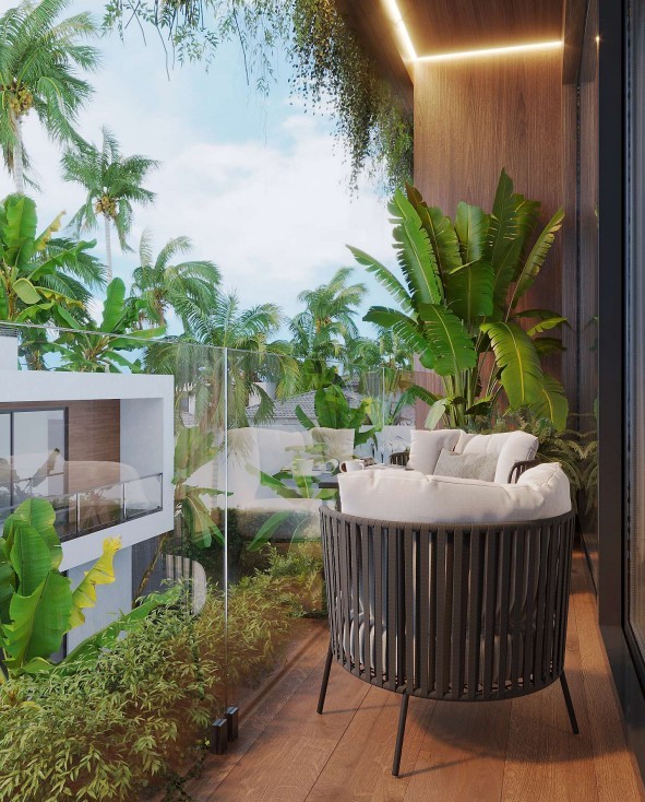 Apartment in BUDDHA Club House in Canggu, Berawa