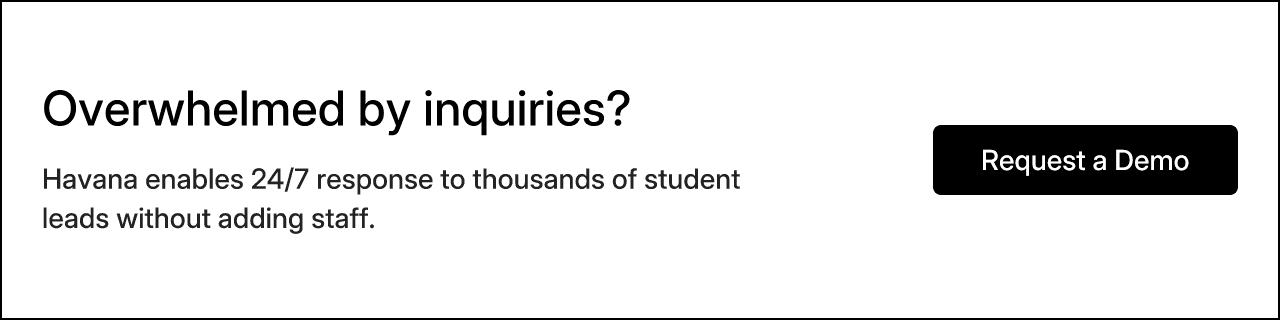 Overwhelmed by inquiries?