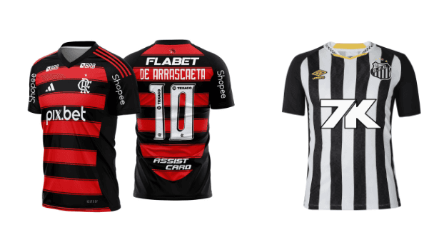 Major Brazilian teams being sponsored by betting companies