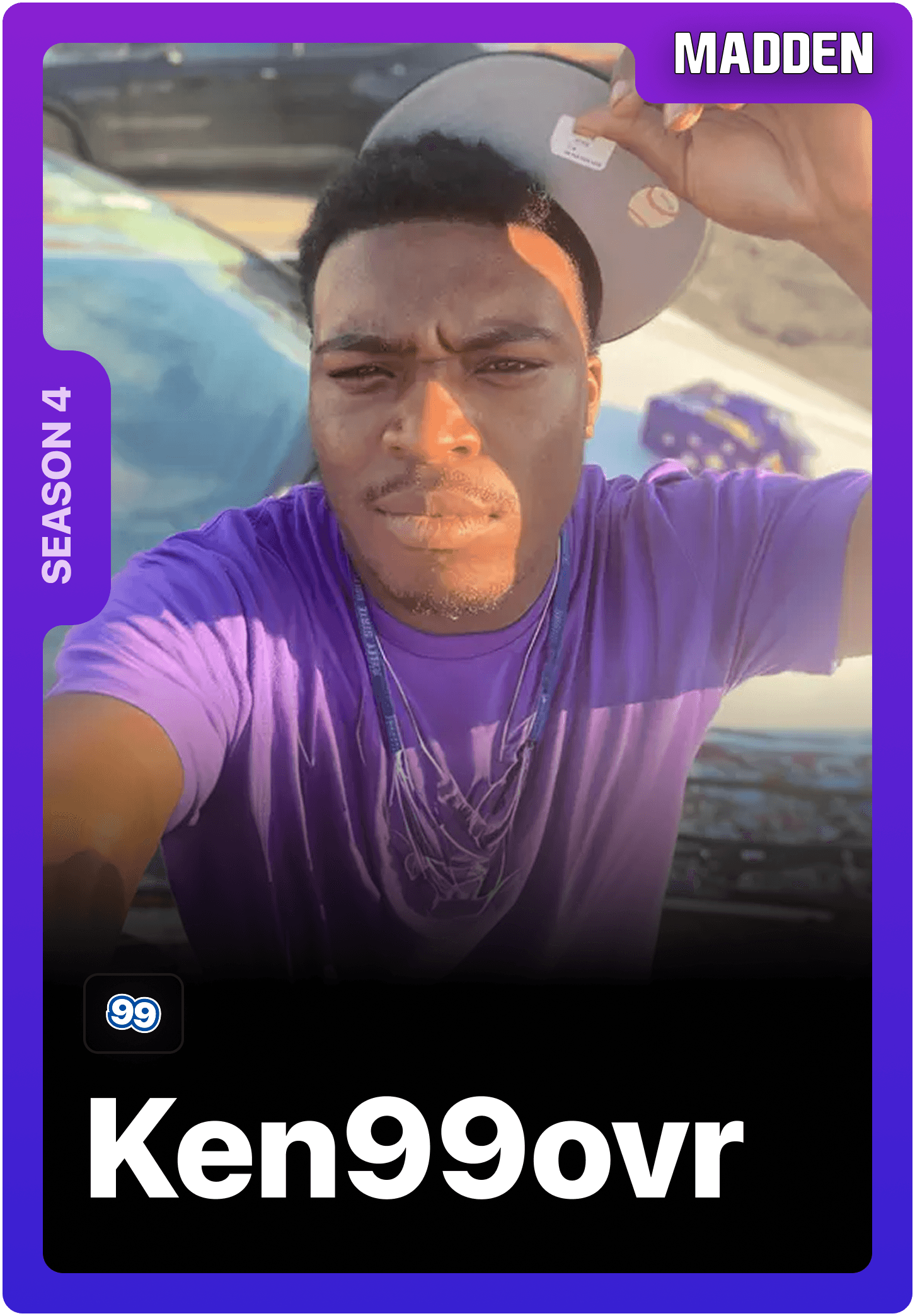 Ken99ovr professional Madden league competitor on 1v1Me