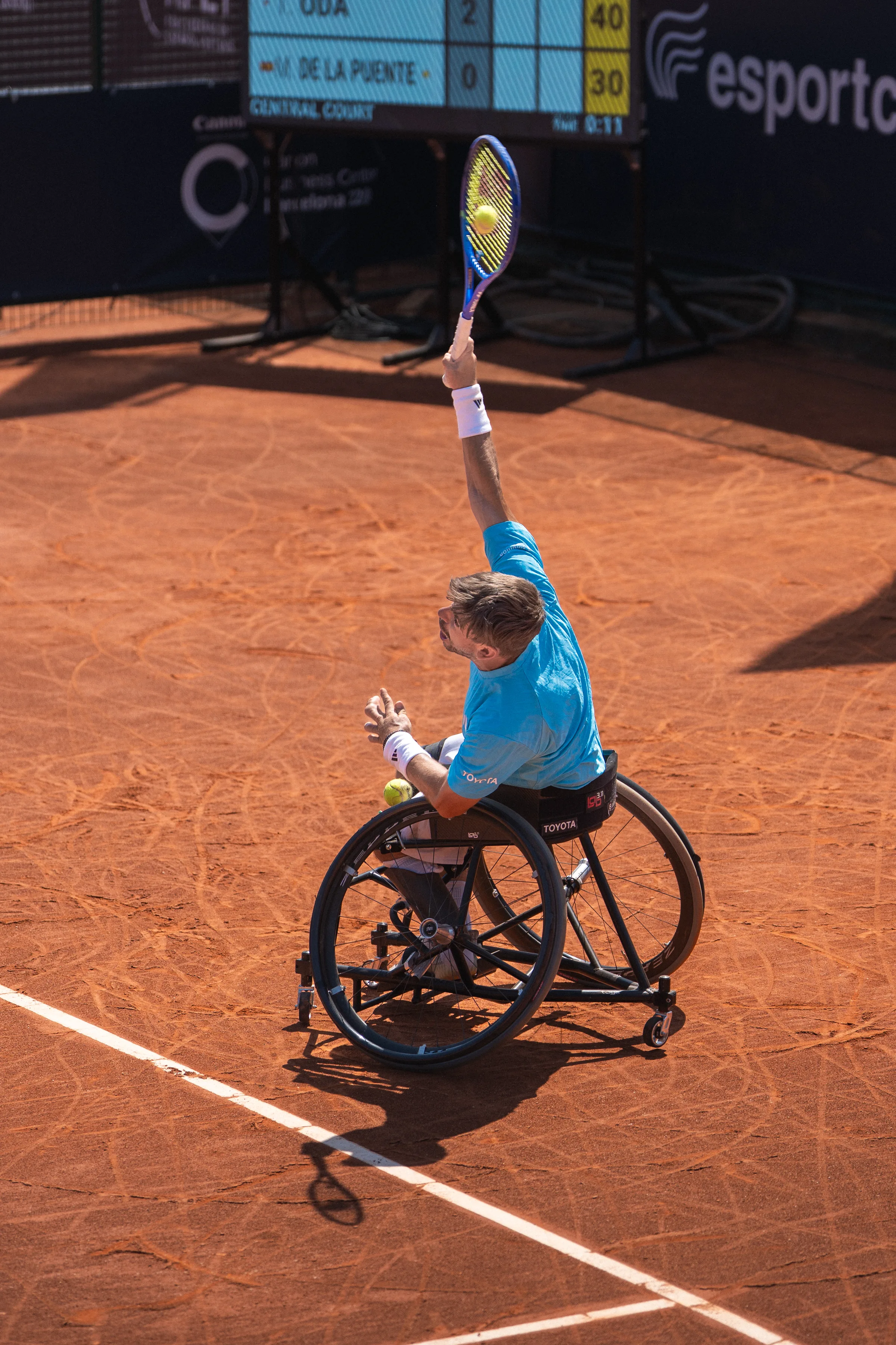 TRAM Barcelona Open 9ª edición 2026, fotografía tenis quad Barcelona, Real Club de Polo deporte adaptado, Nolan Pardo