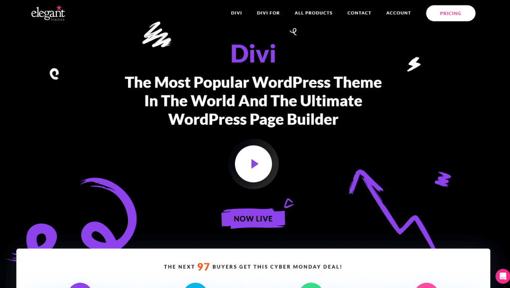 divi footer