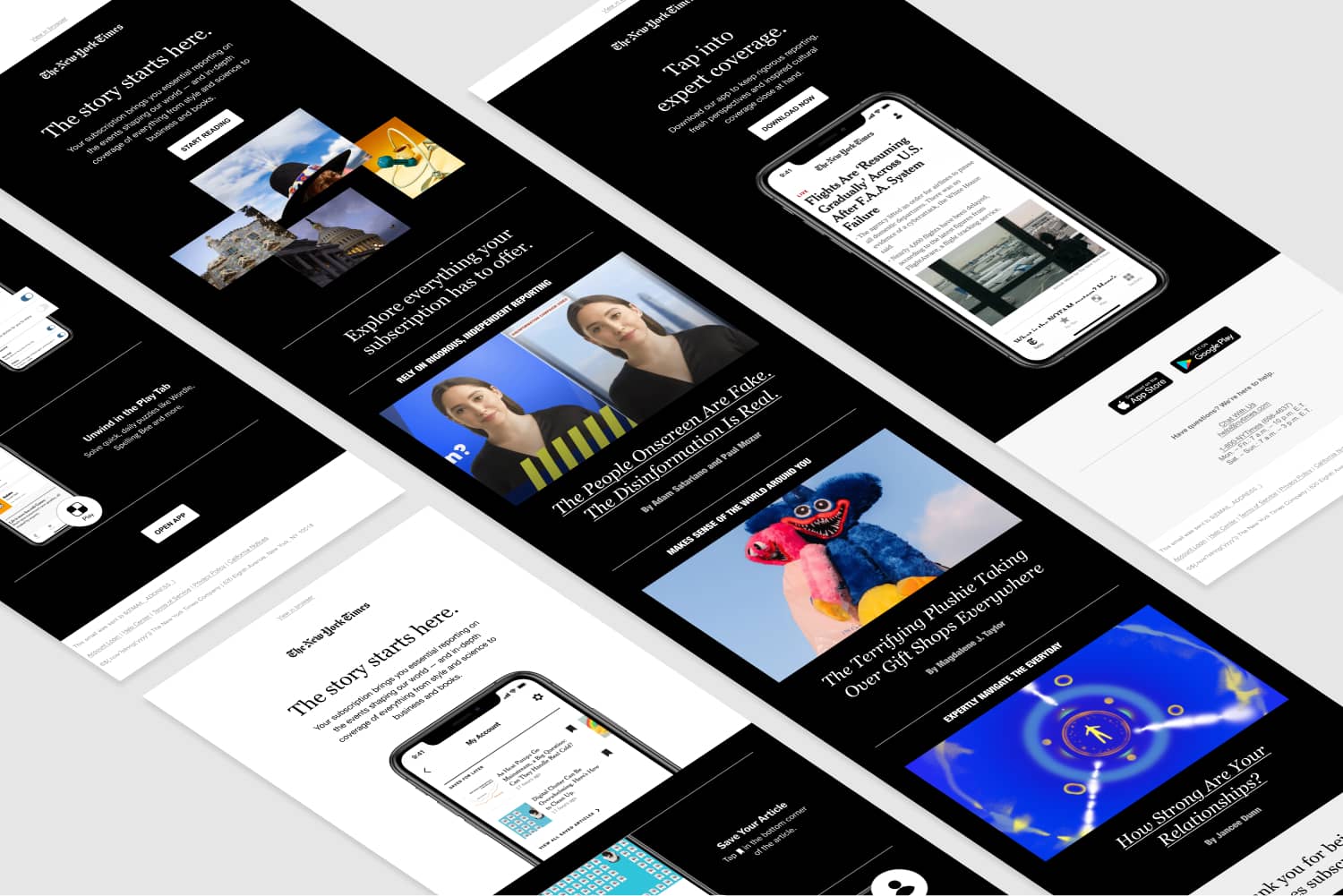 NYT App Emails