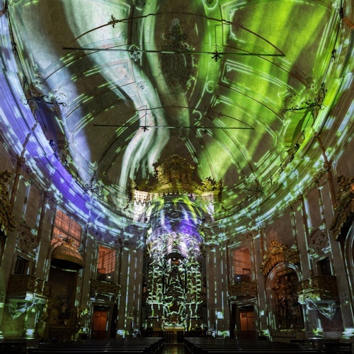 Spiritus multimedia show at Igreja dos Clérigos