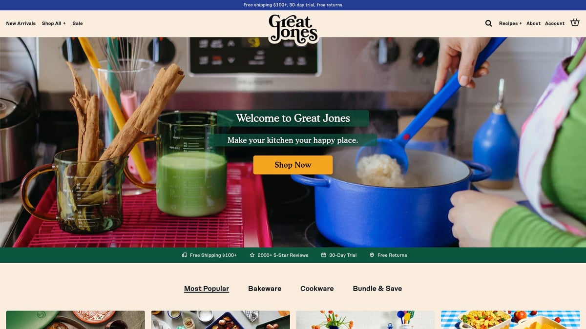 12 Inspiring Ecom Websites to Watch in 2026 - Great Jones