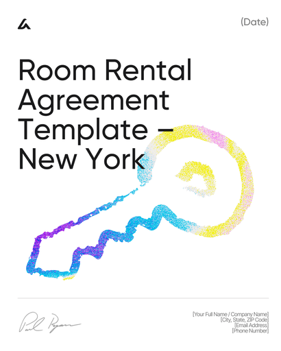 Room Rental Agreement Template – New York