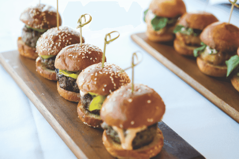 Beef Sliders & Chicken Sliders
