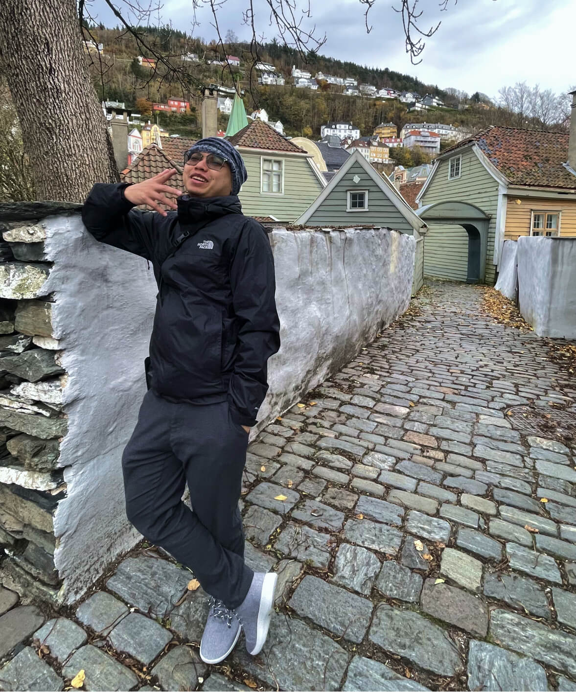 Photo of Keith wearing a black outfit