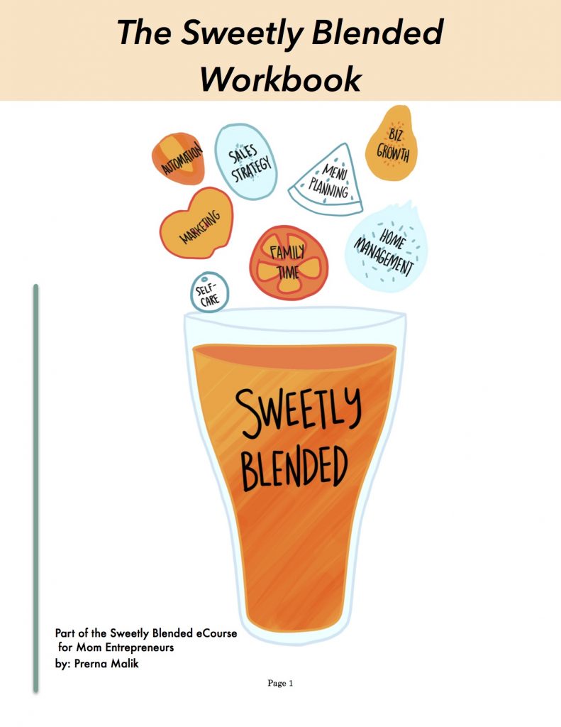 Sweetly Blended Workbook
