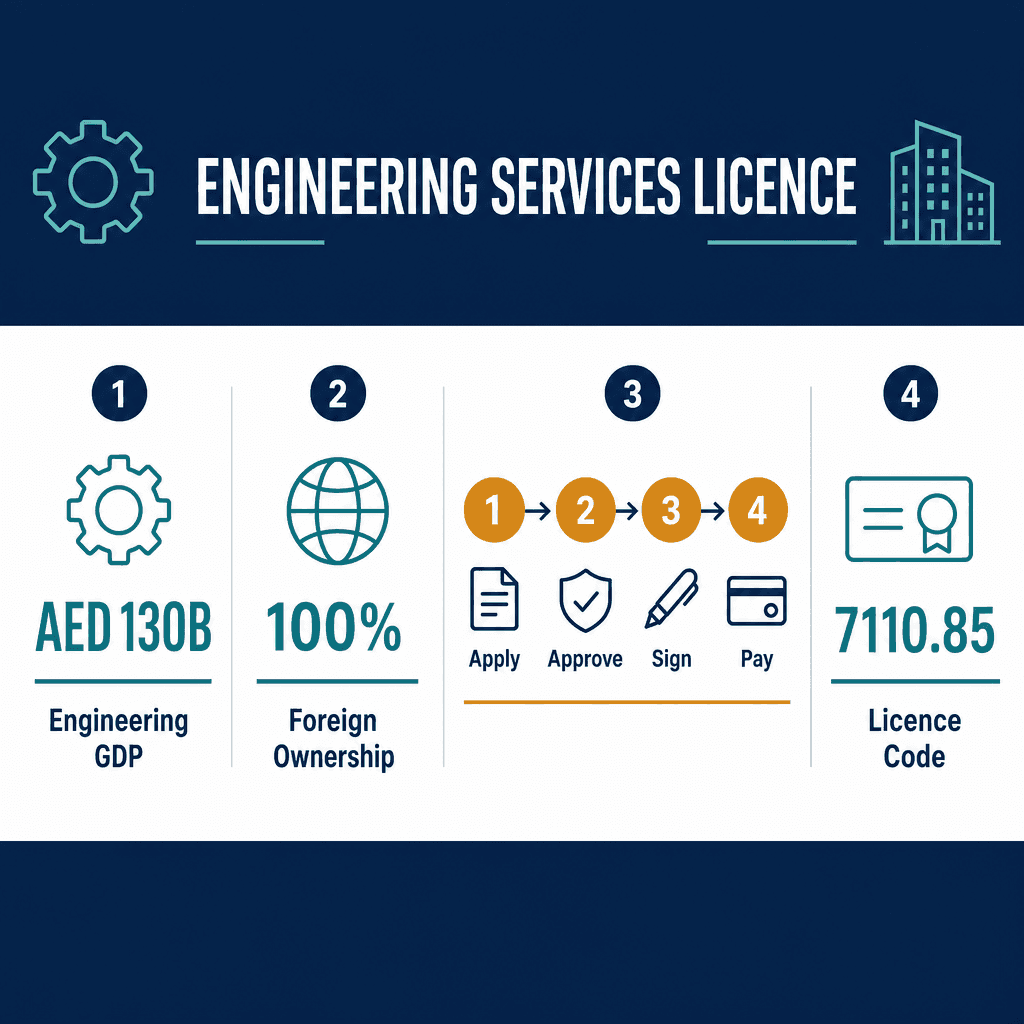 Infographic: Start a Mechanical Engineering Services Business in Dubai