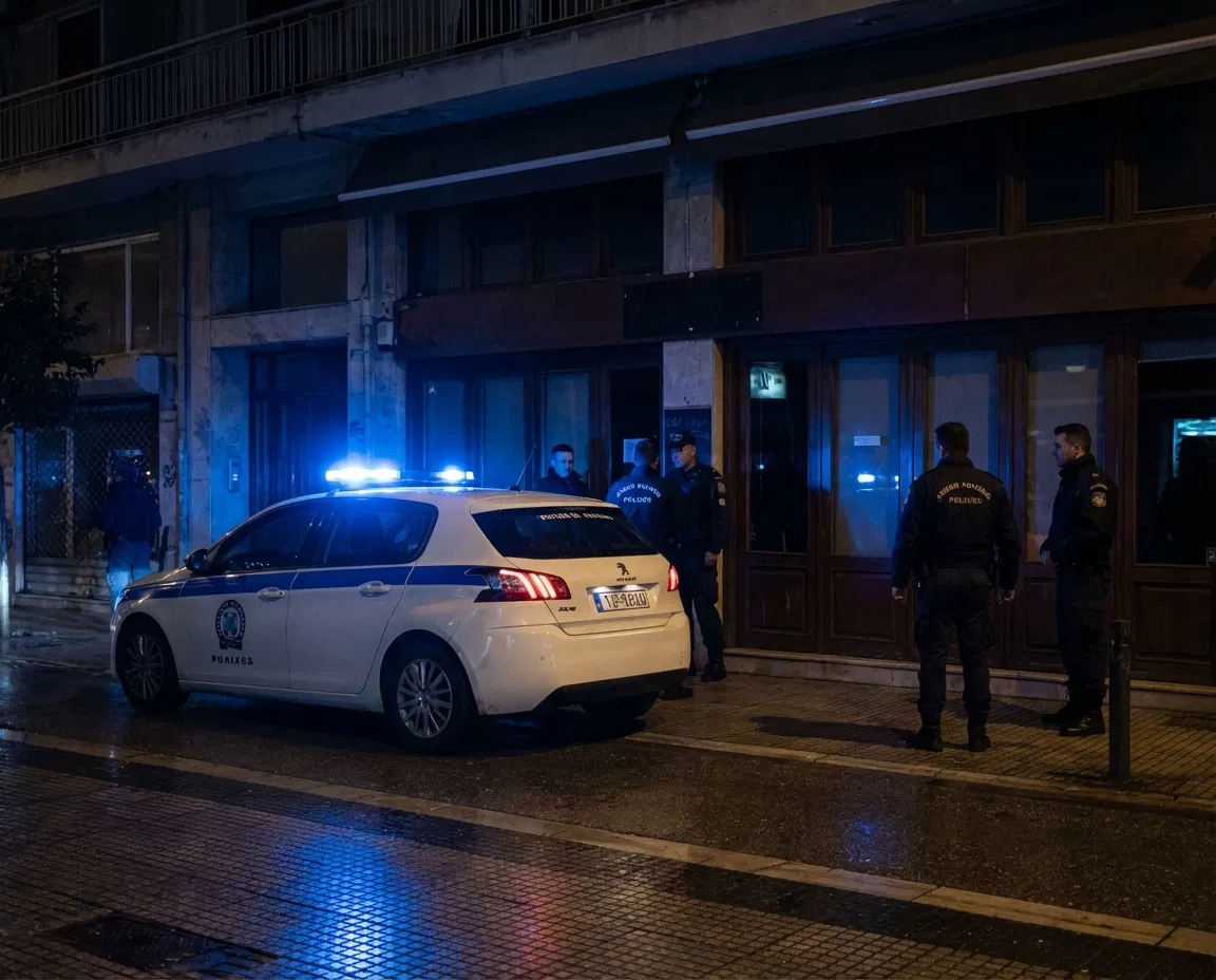 Greek police responded to a New Years Day incident in Thessaloniki.