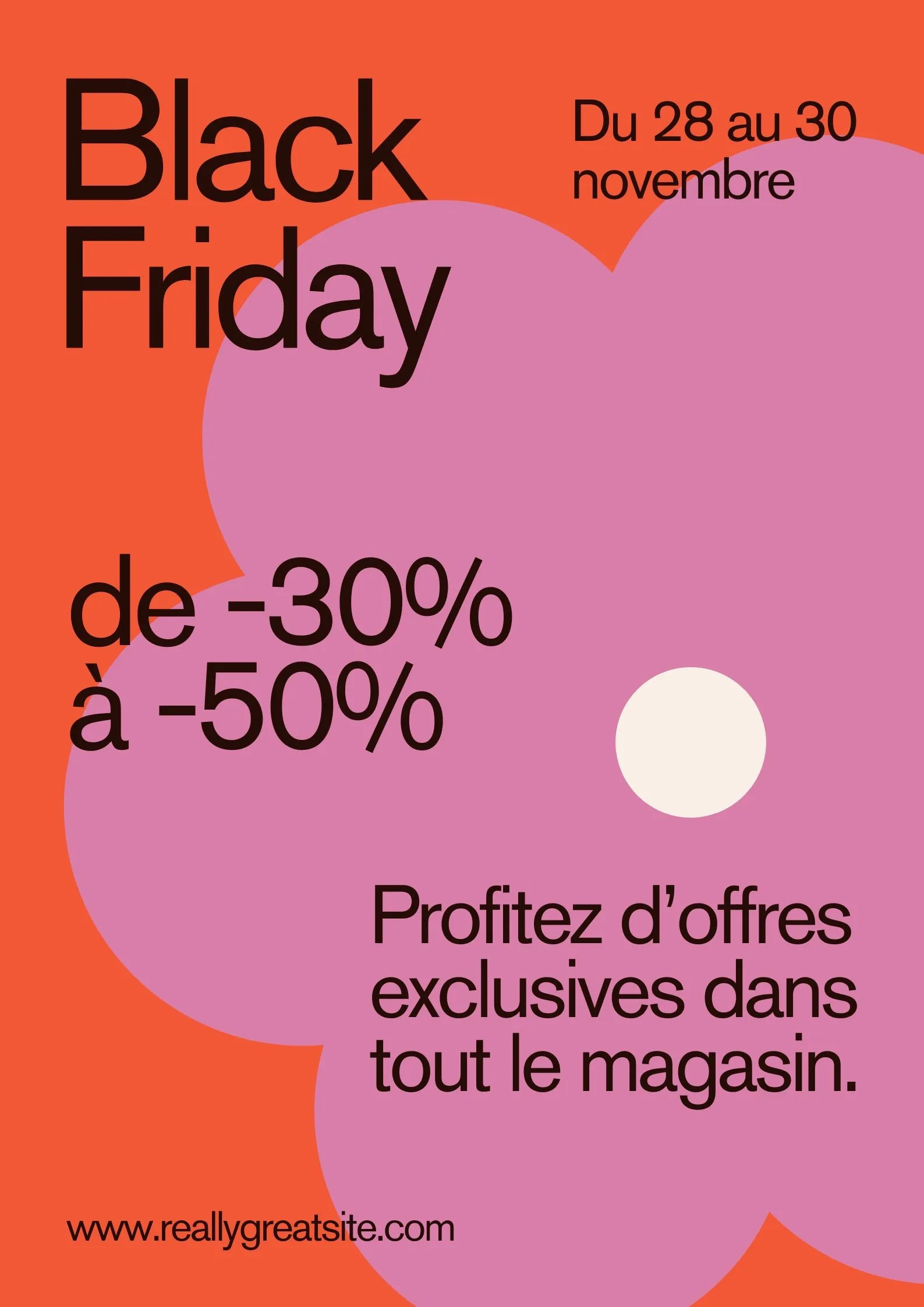 cool poster for black friday