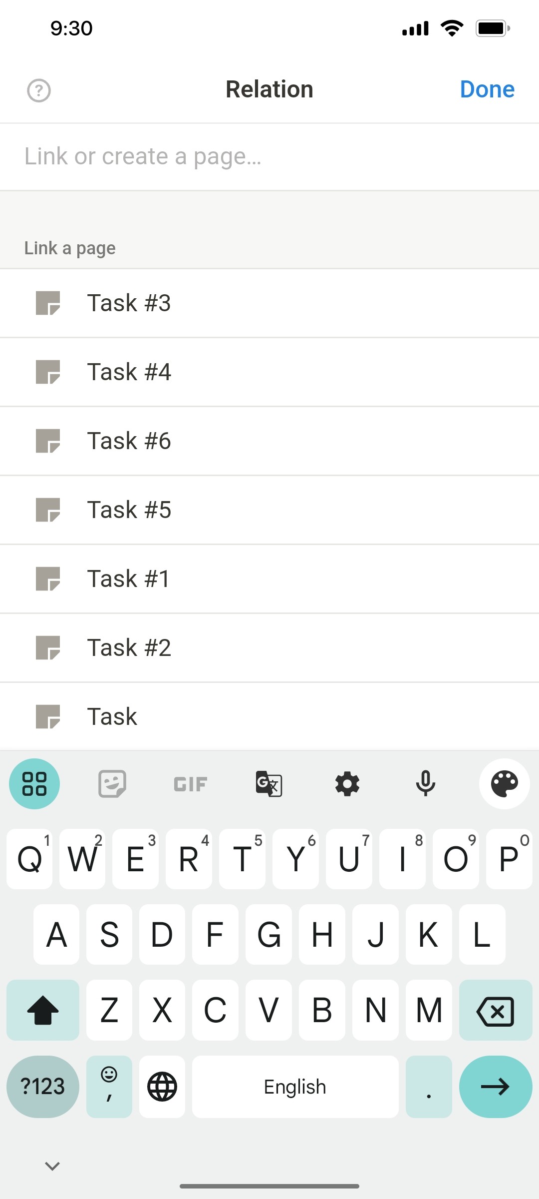 Notion App  Reation Screen