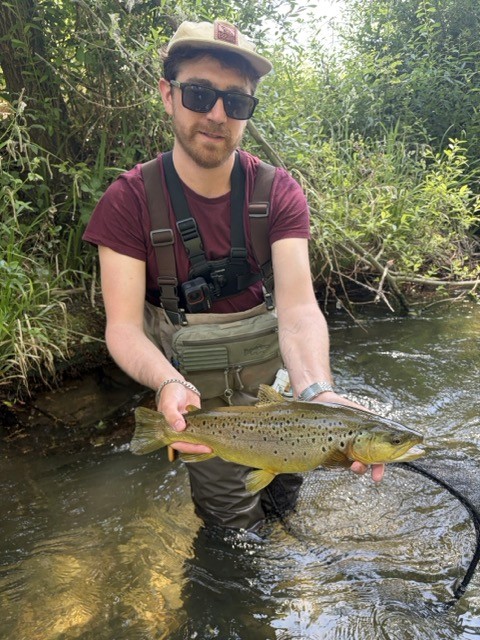 Winter fly fishing Barcelona trout