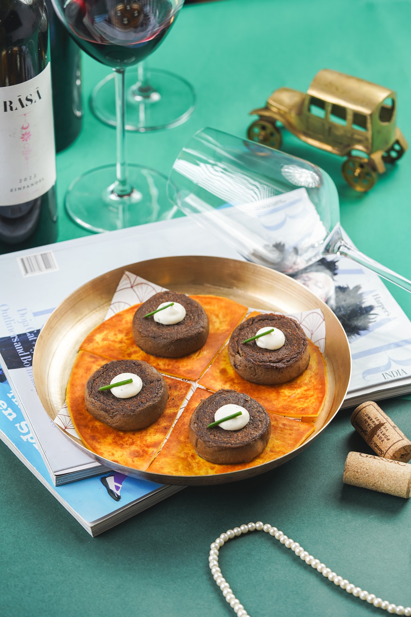 Slow-braised lamb dish