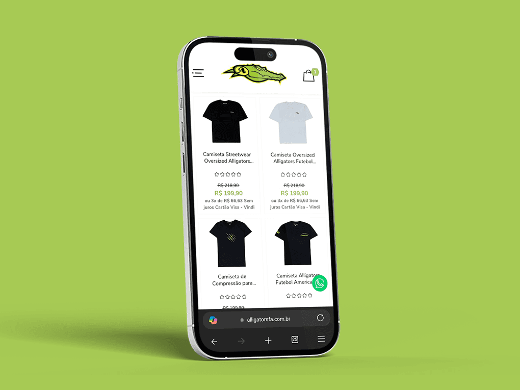 Alligators — Página de produto