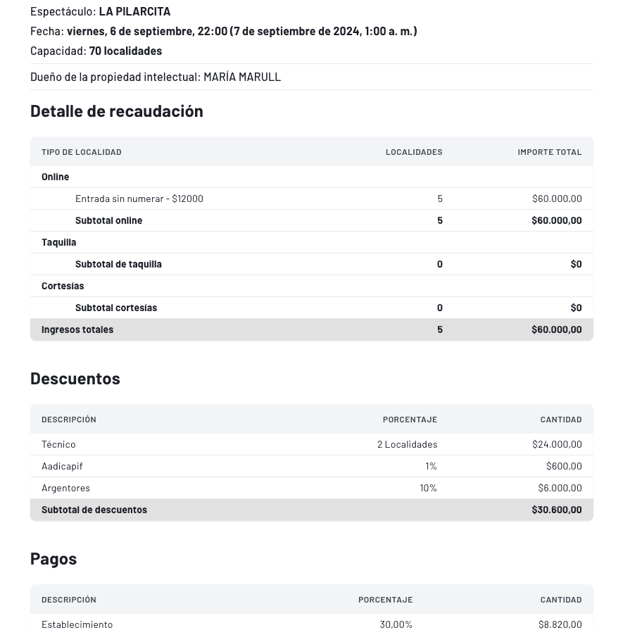 manejo de cierre de caja o bordereaux en tiempo real