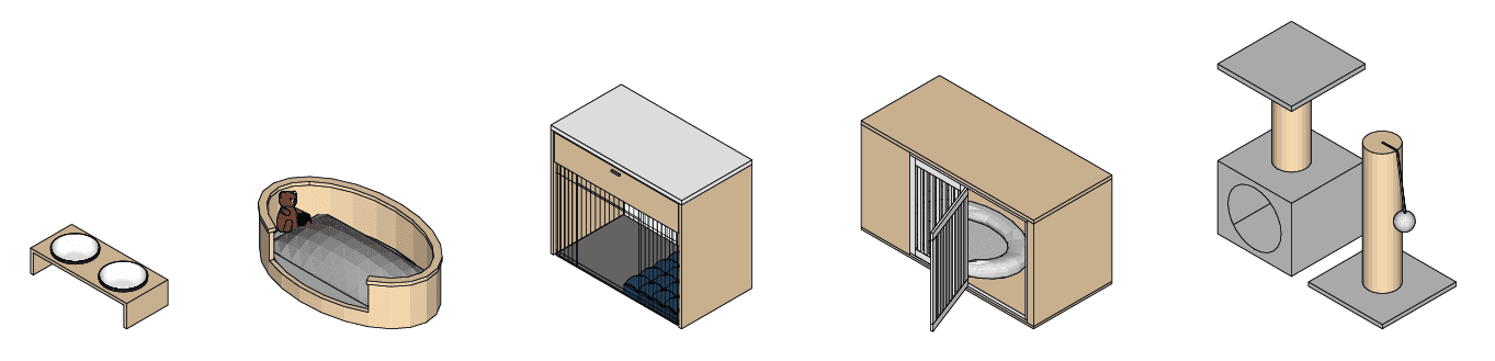 Pet Area Tiny Houses