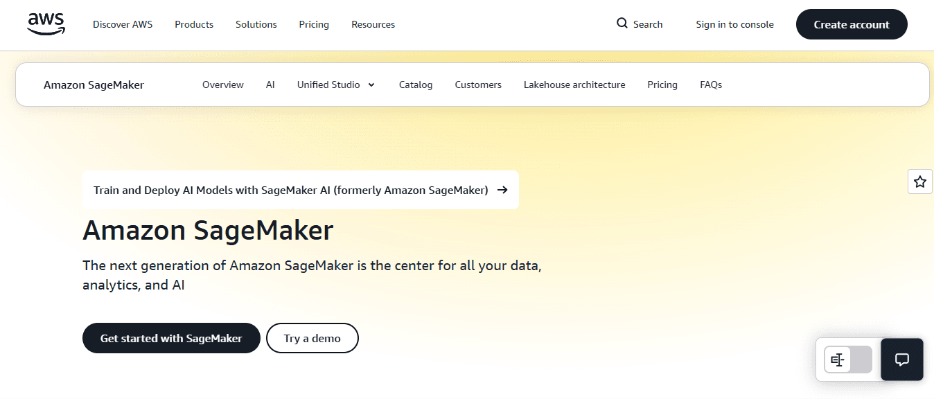 Amazon SageMaker