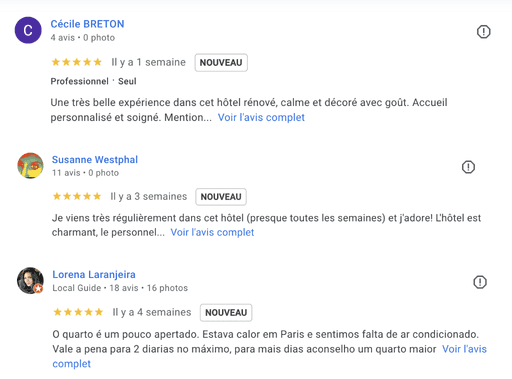 Avis googles avec réponses