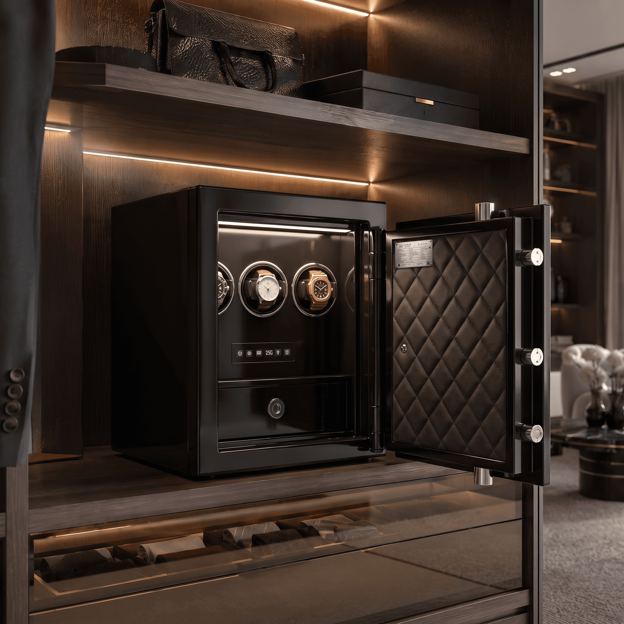 Arcana Small luxury safe in gloss black