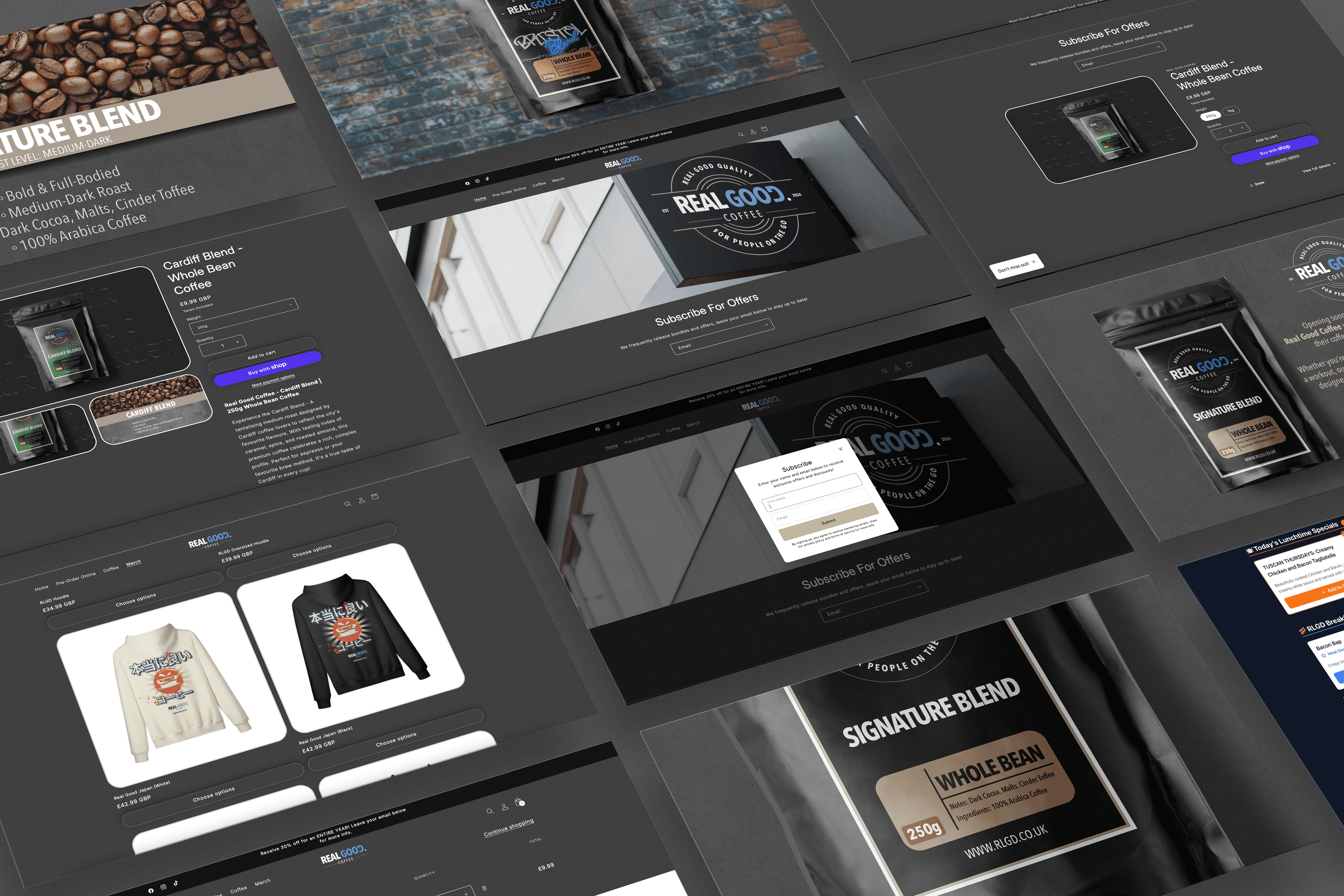 Real Good Coffee Website Project