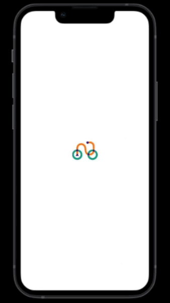 Animated login screen showing user authentication process with email and password entry.